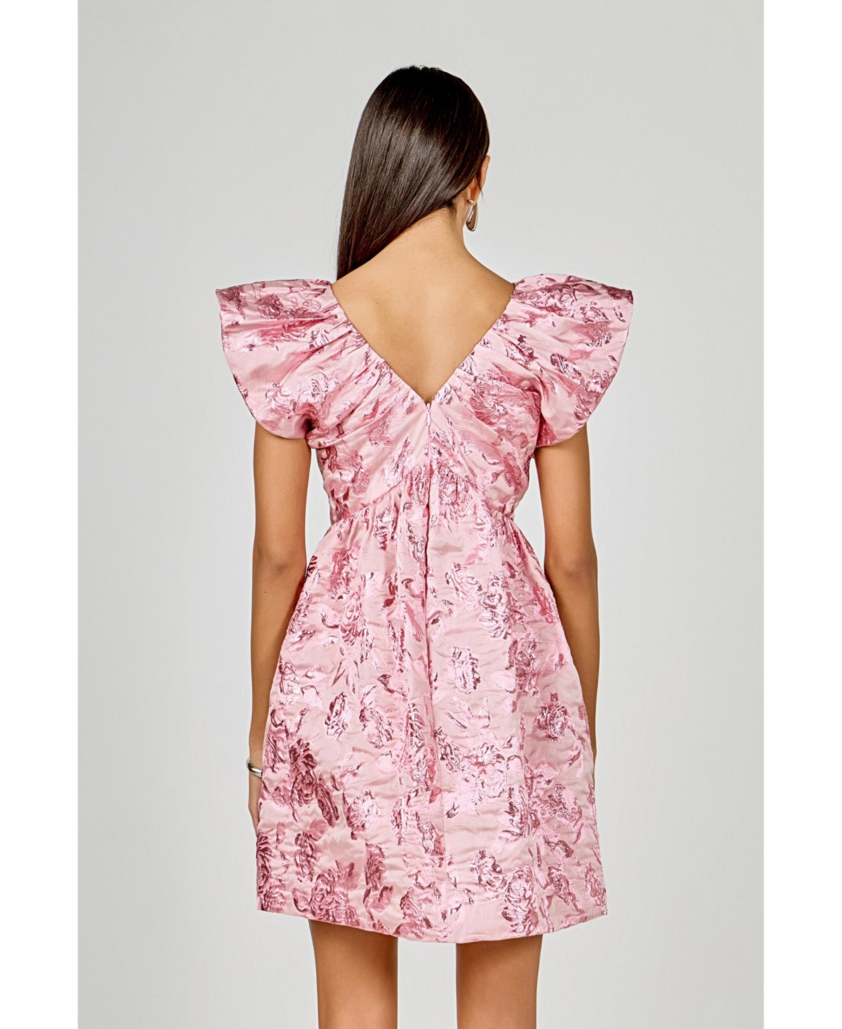 endless rose Women's Jacquard Print Mini Dress
