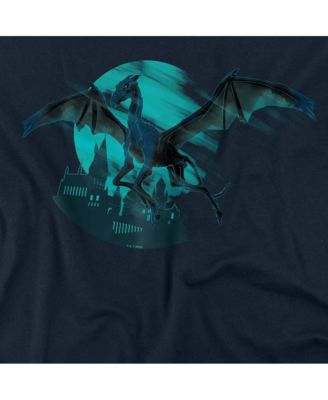 Men's Thestral Flies Over Hogwarts T Shirt