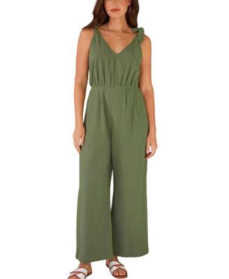 Women's Steps Ahead Green Jumpsuit