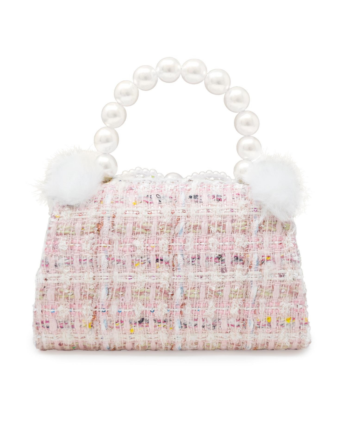 Puttisu Girls Pearl Ribbon Handbag