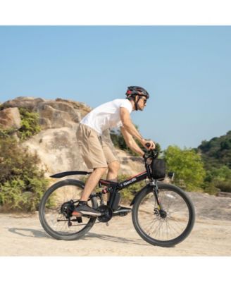 26" Foldable Electric Bike - 750W Motor, 48V 7.8Ah Battery, 21-Speed Shimano, UL2849 Certified