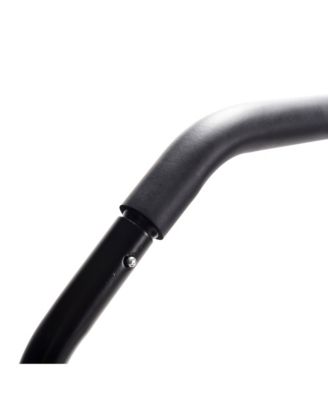 Stamina inMotion 40" Round Fitness Trampoline with Adjustable Handlebars, Black