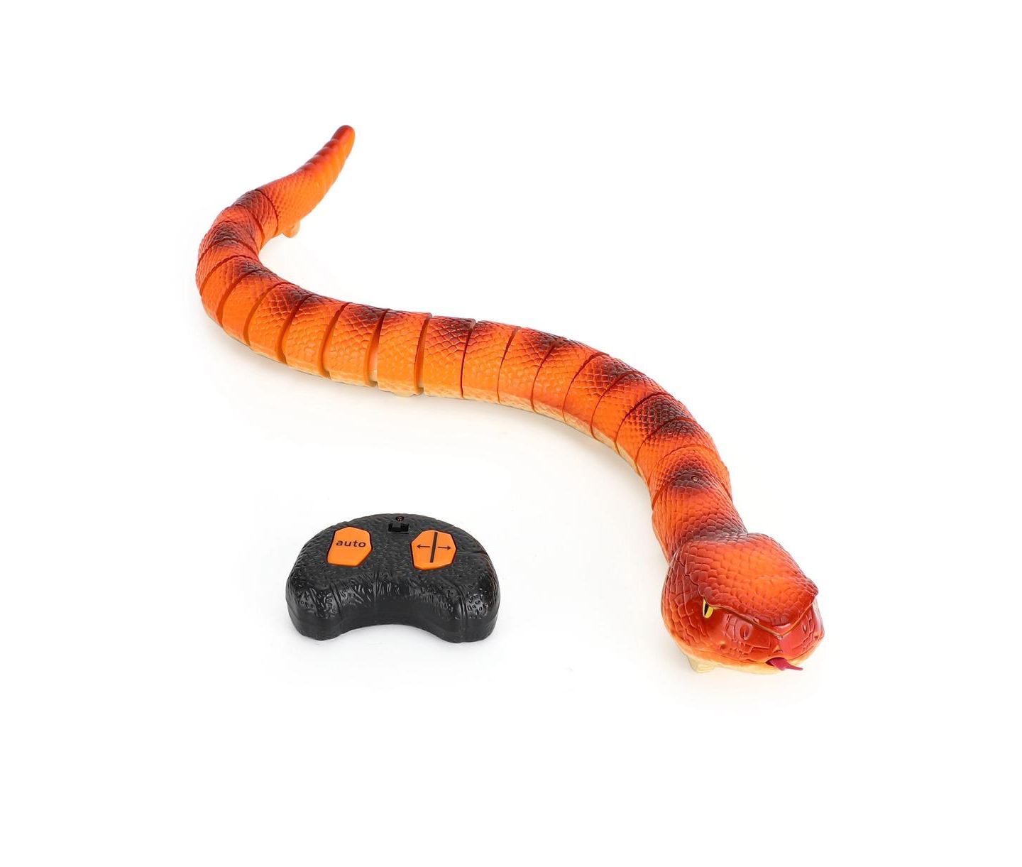Детская игрушка Bruce & Shark Realistic 2.4GHz Remote Control Snake Toy, цвет: Оранжевый — фото 5