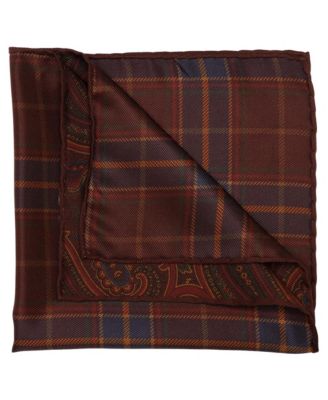 Men's Positano - Double Sided Silk Pocket Square for Men