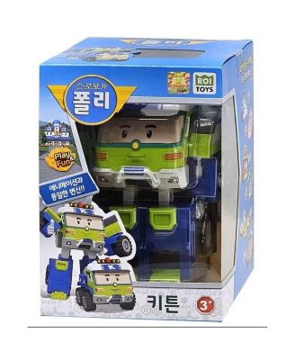 4" Transforming Robot - Keaton | Emergency Rescue Vehicle Action Figures | Kids Educational Pretend Play Toy