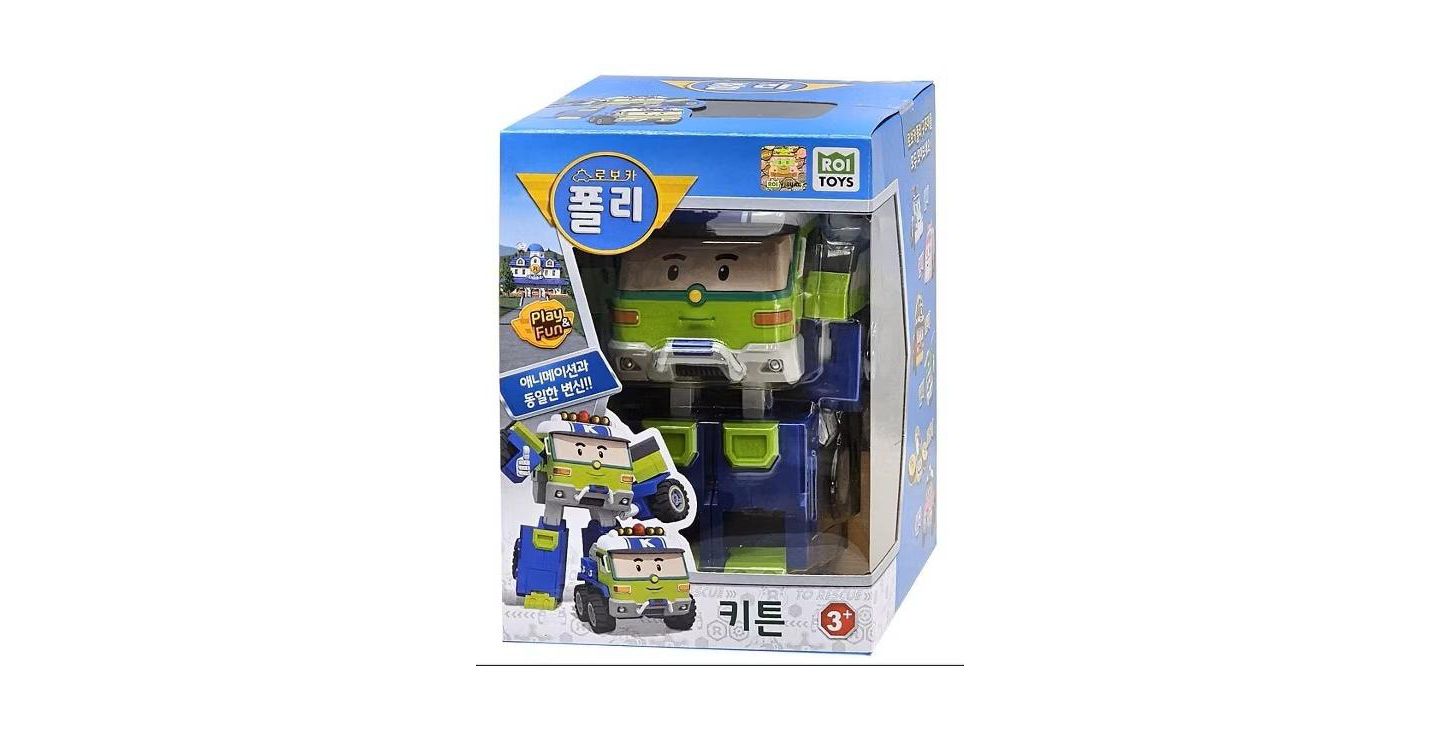 Детские фигурки Robocar Poli 4" Transforming Robot - Keaton Emergency Rescue Vehicle Action Figures Kids Educational Pretend Play Toy, цвет: Разноцветный — фото 3