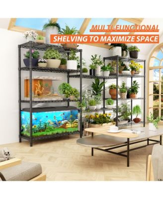 5-Tier 36 in W x 72 in H x 14 in D Height Adjustable Garage Wire Shelving Unit