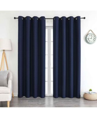 1 Piece Hotel Room Darkening Grommet Top Window Curtain Panel