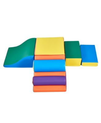 Foam Climbing Toys, 7-Piece Set, PU Leather Soft Play Blocks, Indoor Climb & Crawl Set, Easy Clean, 6M-3Y