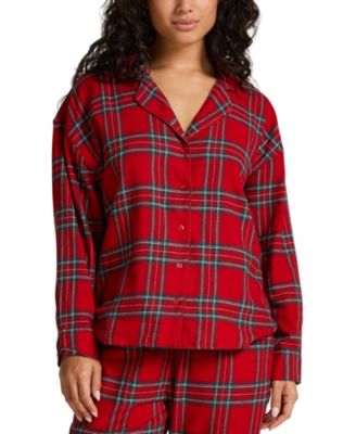 Hunkemoller Women's Flannel Pyjama Top