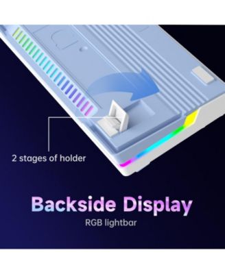 68-Key Mechanical Gaming Keyboard,Hot Swappable Brown Switch, Wired RGB Backlit for Gamers & Office Workers