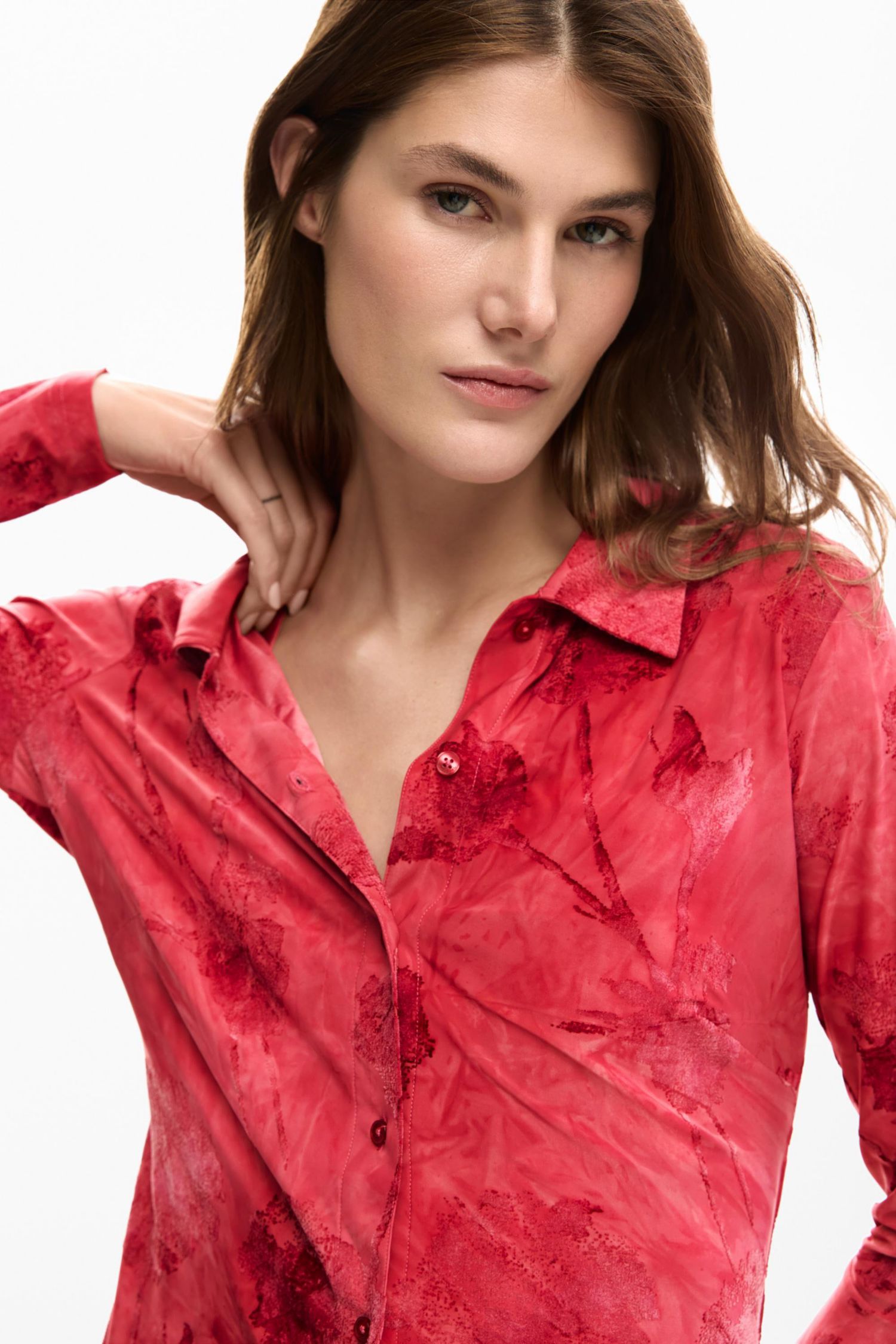 Women's Flocked shirt