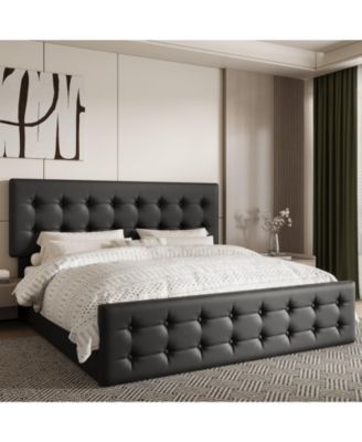 Easy Assembly King Size Bed Frame Space Saving, for Living Room, Guest Room