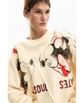 Women's Mickey and Minnie Mouse sweatshirt