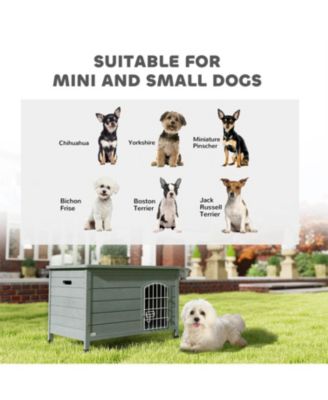  Dog Cage Kennel Wire Door with Lock in Dark Grey