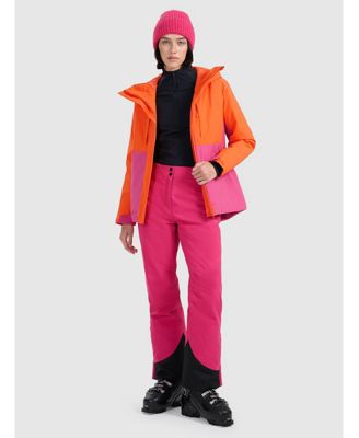 Women's ski jacket membrane 8000 - orange