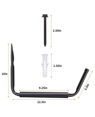 Steel Hooks Heavy Dut Storagey, 4 PC