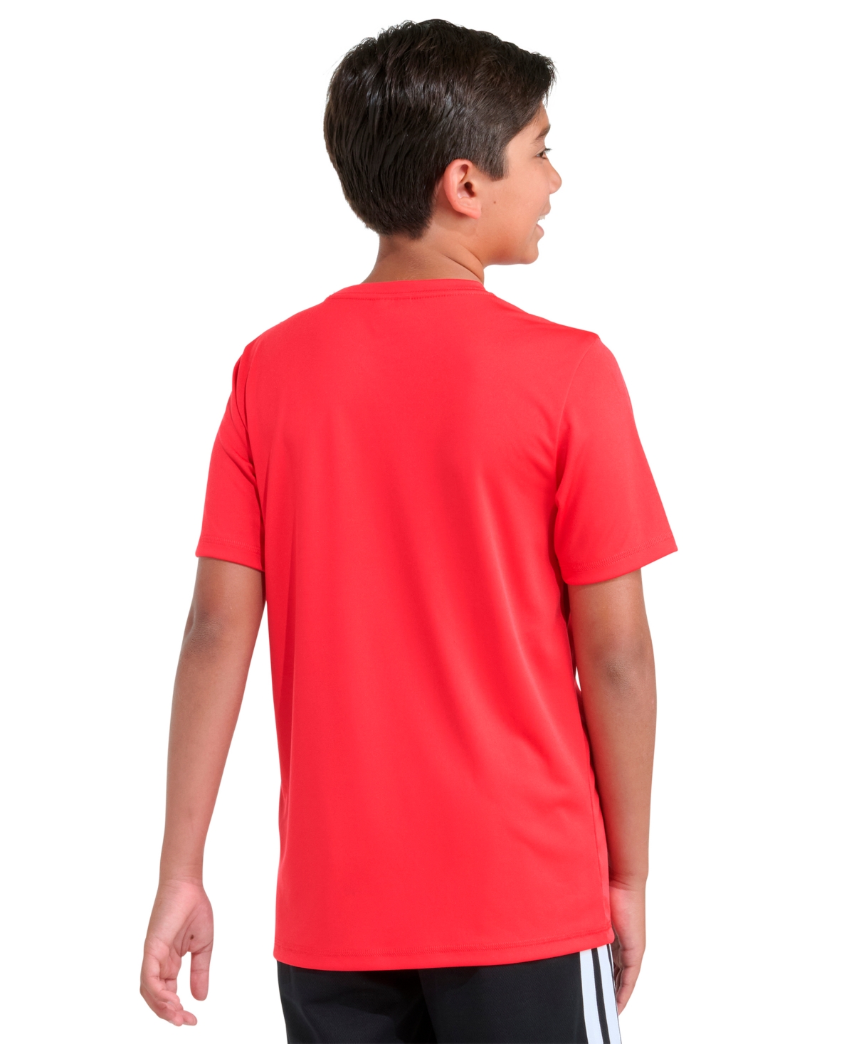 adidas Boys' 8-20 Graphic Print Crewneck T-Shirt