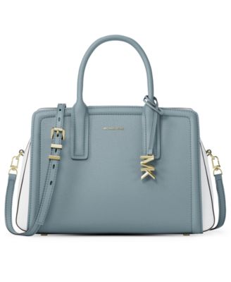 Michael Kors Women's Laila Small Color-Block Leather Satchel Bag