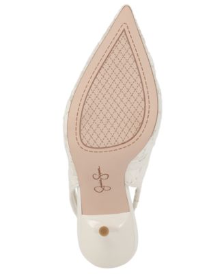 Women's Liliere Mesh Pointed-Toe Slingback Pumps