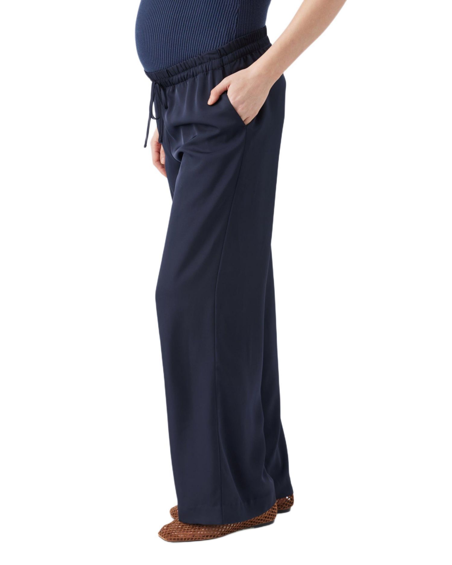 Women's Tamara Satin Pull-On Pant Midnight