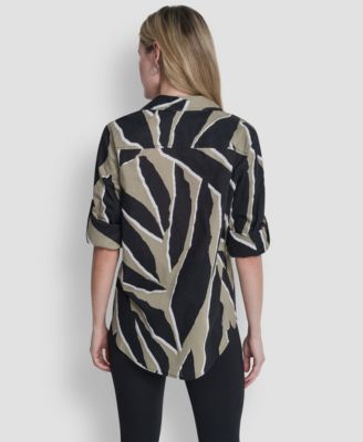 Women's Printed Long-Sleeve Shirt