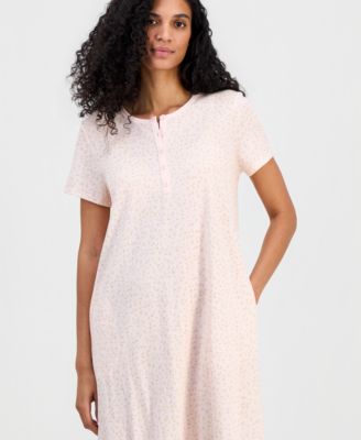 Women's Cotton Short-Sleeve Nightgown