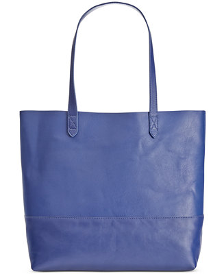 Giani Bernini Leather Commuter Tote, Created for Macy&#39;s - Handbags & Accessories - Macy&#39;s