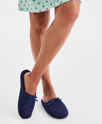 Women's Eyelet Round-Toe Slippers