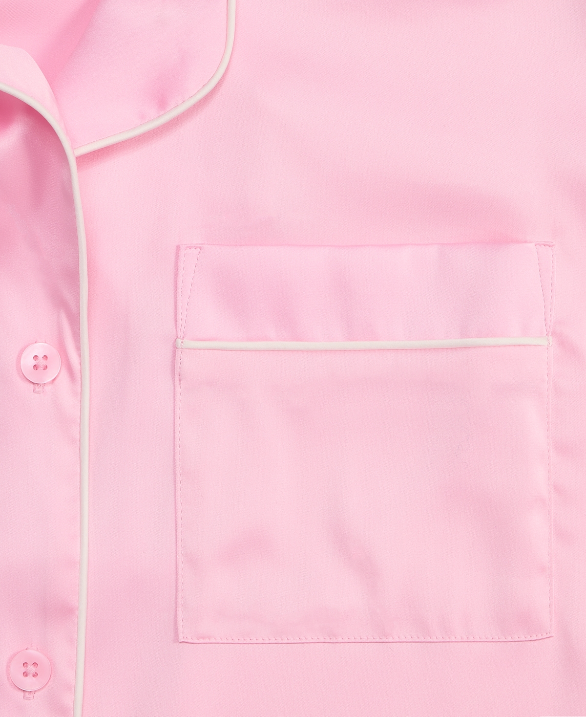 I.n.c International Concepts Women's Stretch Satin Short-Sleeve Pajama Set, Exclusively at Macy's