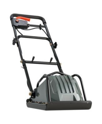 Plate Compactor, Electric Ground Rammer, 130W Output, 5 kN Force, 3.9" Depth, 16 m/min Speed, Soil Compaction Machine