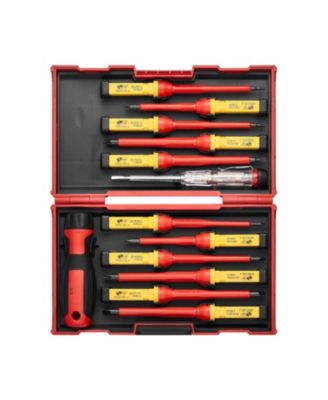 13-Piece Insulated Screwdriver Set for Electricians, 1000V Insulated Tool Set
