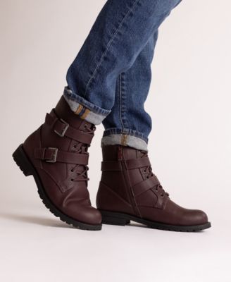 Women's Juliah Lace Up Combat Booties
