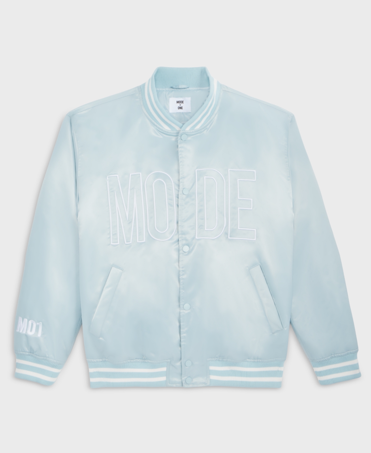 Mode of One Men's Relaxed-Fit Logo Bomber Jacket, Macy's Exclusive
