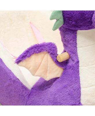 Baby Rocking Horse, Ride Dragon with Realistic Dragon Roar,