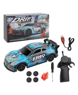 1:22 4WD Speed & Drift RC Car with LED Lights & Switchable Tire System