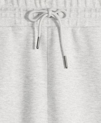 Men's Straight-Fit Heathered Wide Sweatpants