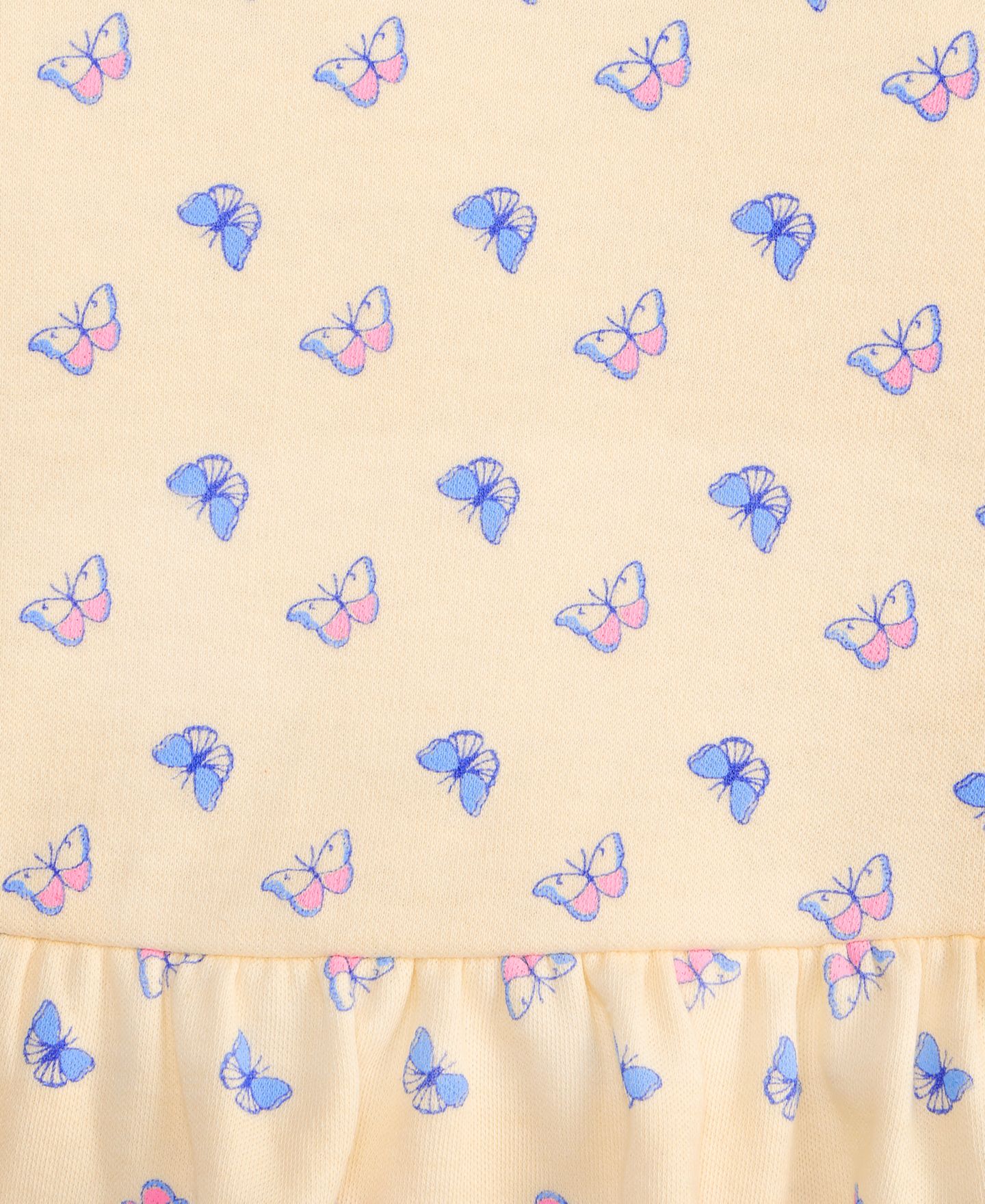Футболка First Impressions Mix and Match Butterfly-Print Peplum для девочек-малышей, цвет: Нейтральный — фото 3