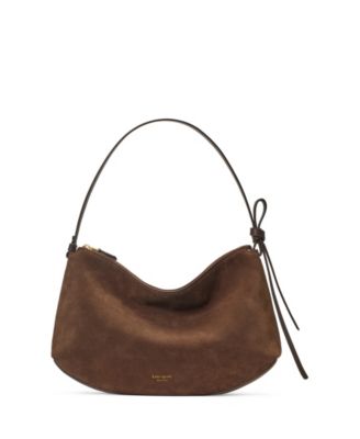 Loop Large Suede Shoulder Bag
