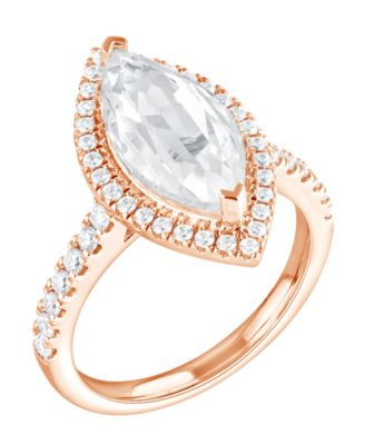 Badgley Mischka Lab Grown White Diamond Solitaire Ring 4-12 ct tw in 14k White Gold - Rose Gold 10300$