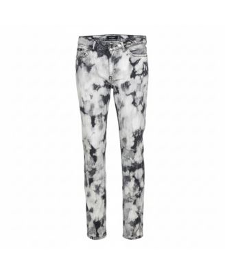 Women's Pre-Owned D&g Grey Acid Washed Denim Straight Fit Jeans