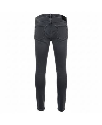 Women's Grey Light Washed Slim Fit Jeans