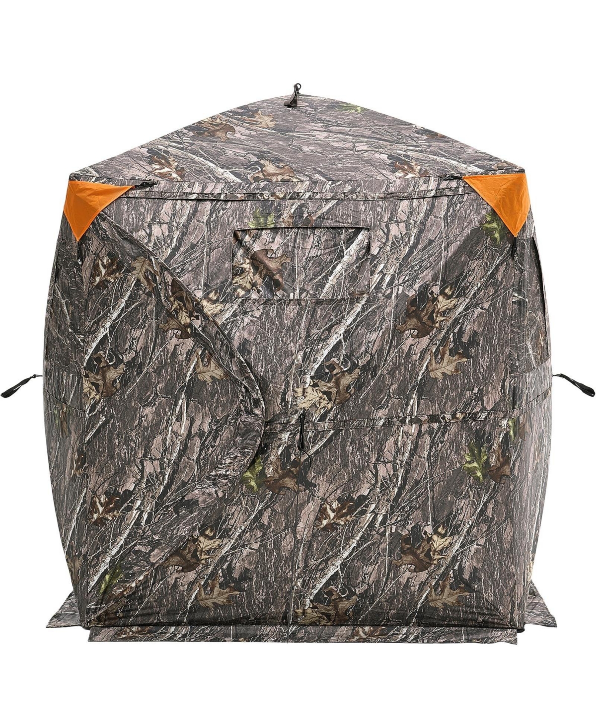 Mecale 270° Hunting Blind Ground Blind, 1-2 Person Pop-Up Deer Blind with Carrying Bag, Portable Hunting Tent with 3 Horizontal Windows