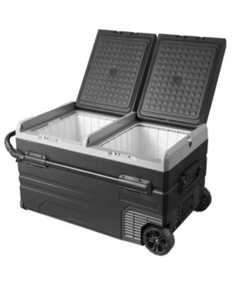 115L Dual Zone Portable Car Refrigerator Freezer, Compressor Cooler for Car or Home