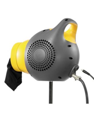 115W Party Foam Machine, Portable Foam Cannon with Tripod Stand, Powerful Foam Maker for Backyard, Pool & Outdoor Events, Grey/Yellow