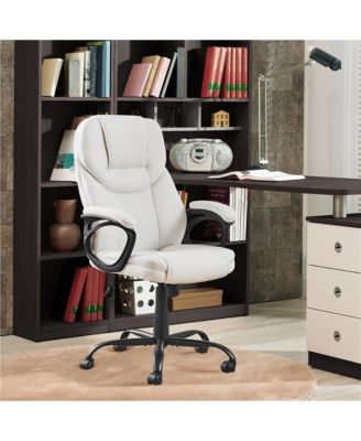 Faux Leather Executive Office Chair Computer Desk Chair