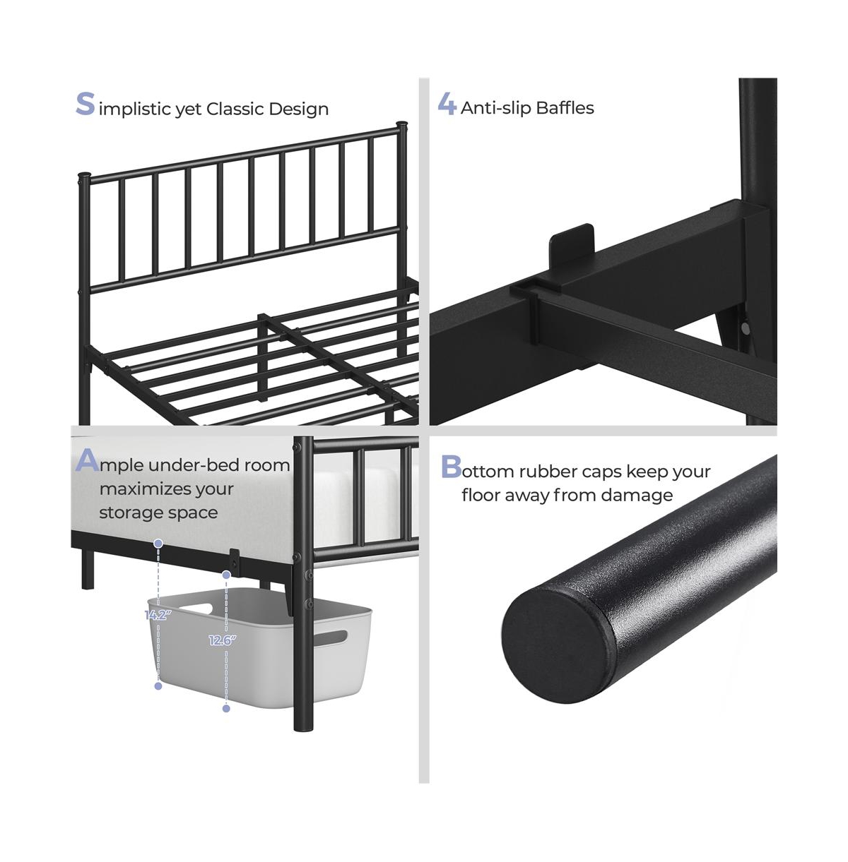 Yaheetech Full Size Metal Bed Frame