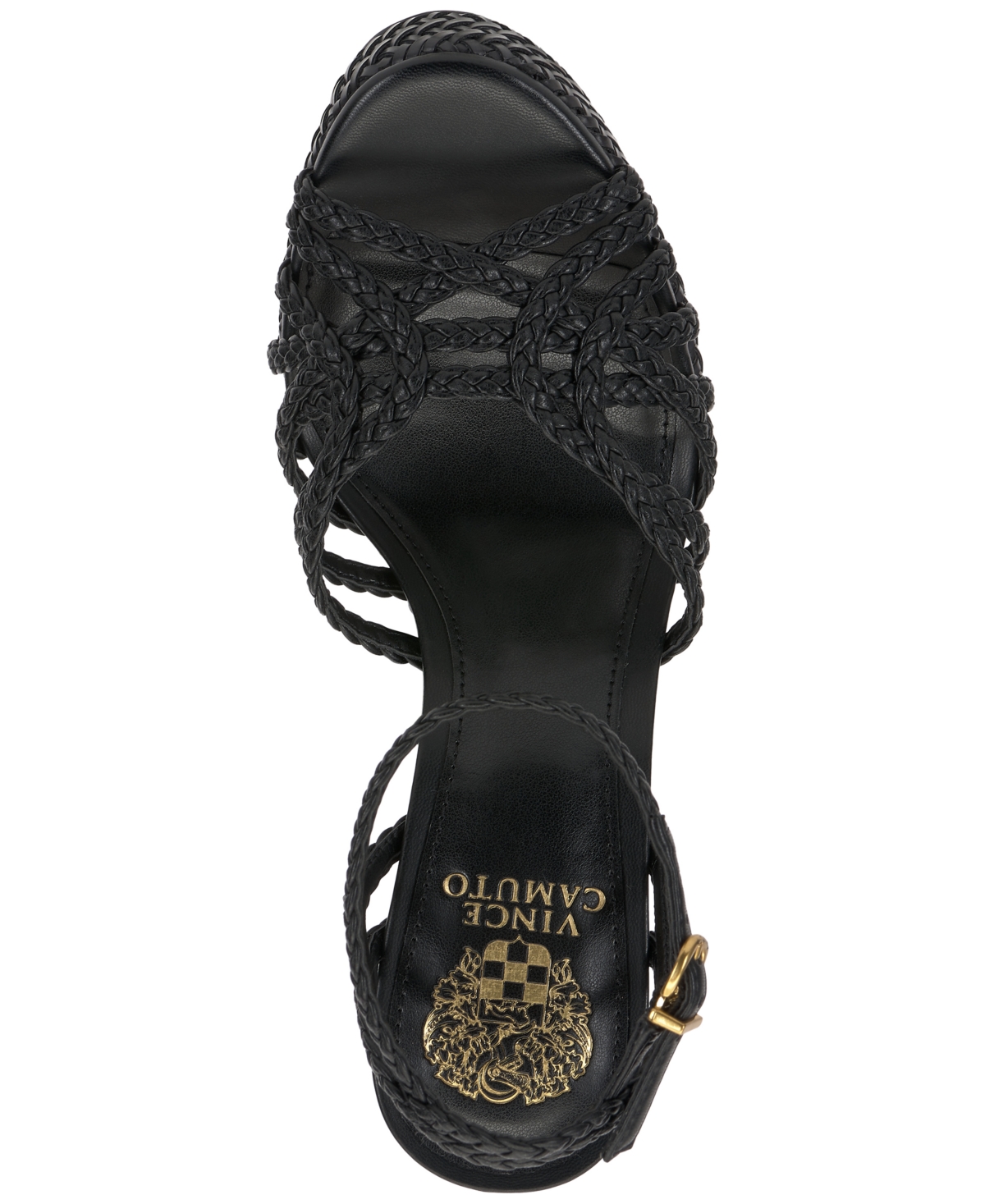 Vince Camuto Women's Samlee Braided Strappy Block Heel Platform Sandals