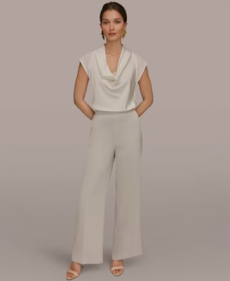 Women's Wide Leg Pull-On Pants