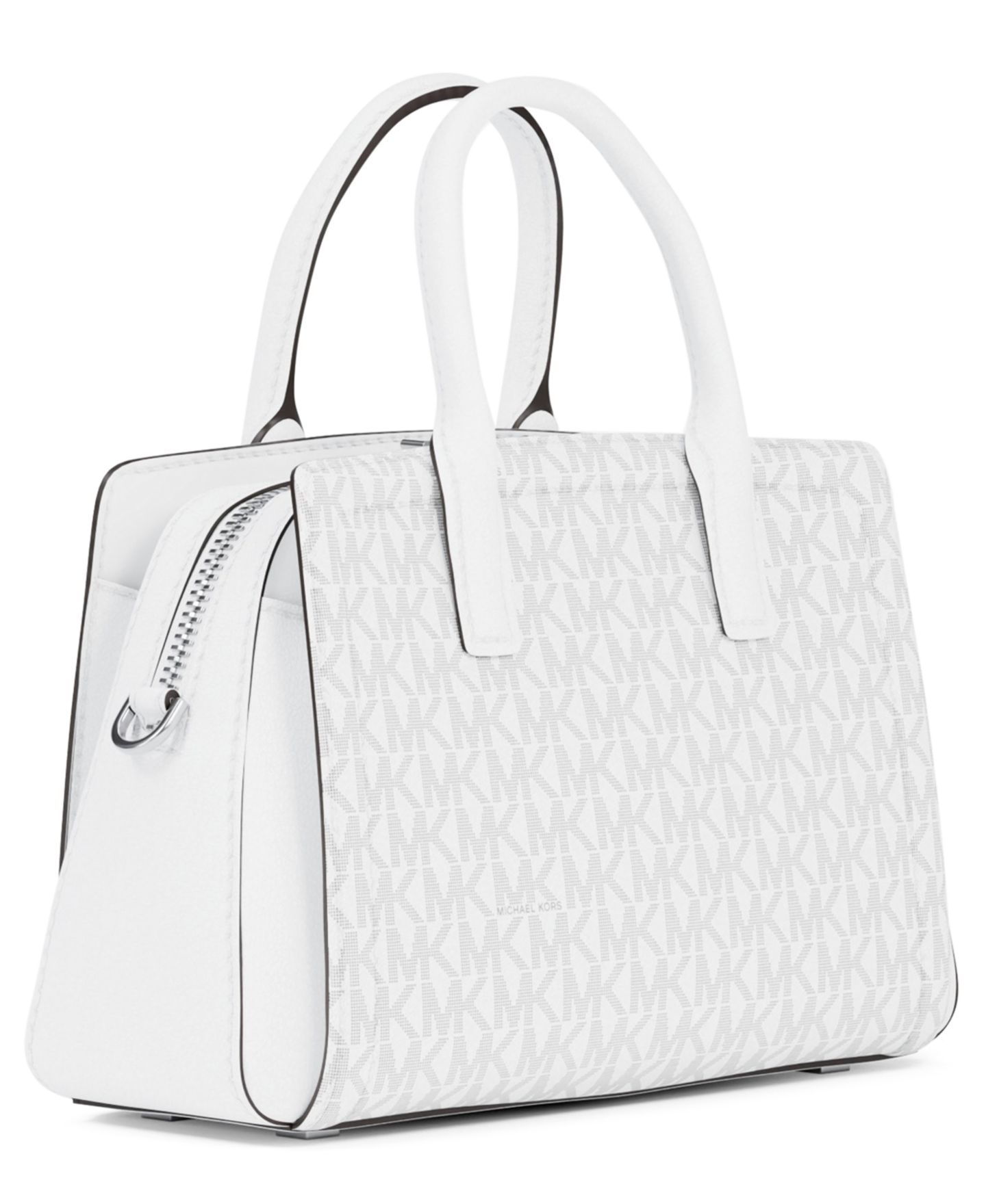 Женская сумка Michael Kors Laila Extra Small Signature Logo Crossbody, цвет: Оптический — фото 3